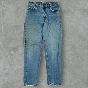VTG Levis 550 Jeans 28x30 Blue Tapered Leg Relaxed Fit USA 90s Tag 30x32 Grunge